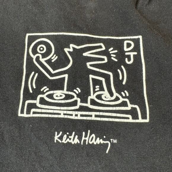 Keith Haring x H&M DJ Dog T-Shirt - Men's XS - Limited Edition - Picture 3 of 6